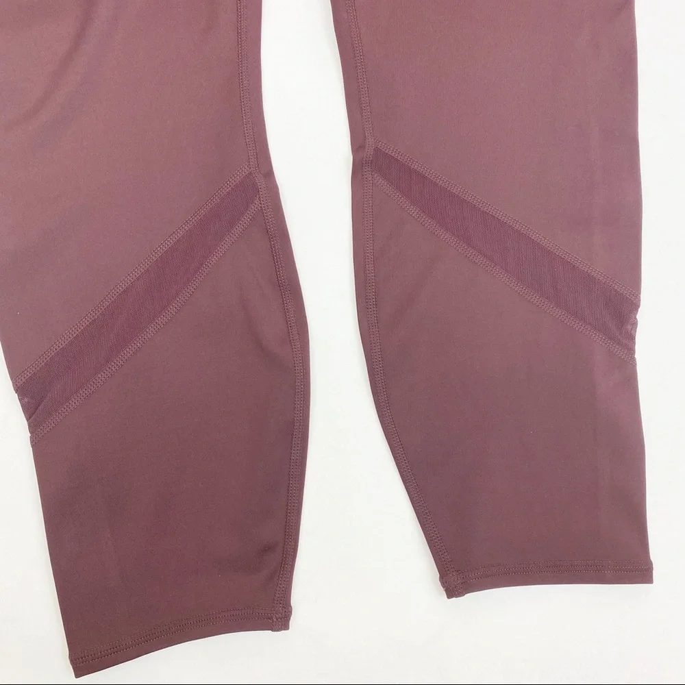 Athleta Tenacity 7/8 Tight Leggings Powerlift High Rise: Antique Burgundy